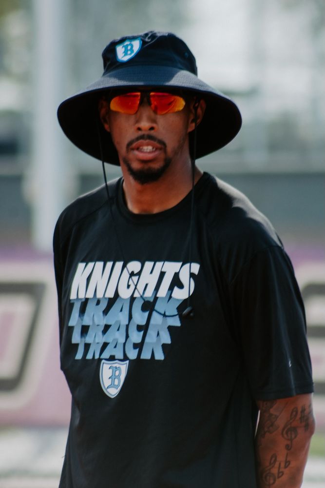 Jonathan Clark coaching athletes