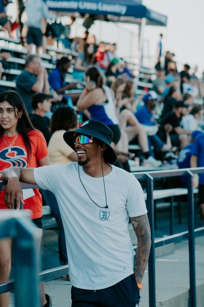 Jonathan Clark mentoring athletes
